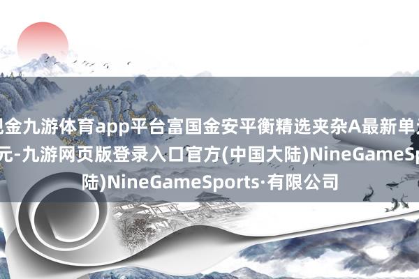 现金九游体育app平台富国金安平衡精选夹杂A最新单元净值为0.6955元-九游网页版登录入口官方(中国大陆)NineGameSports·有限公司